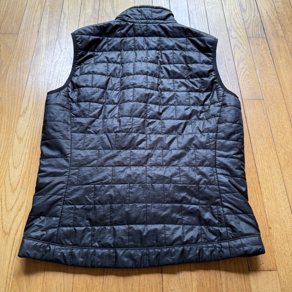 Patagonia Size S Black Nano Lightweight Insulated Quilted Full-Zip Puffer Vest - Picture 10 of 12